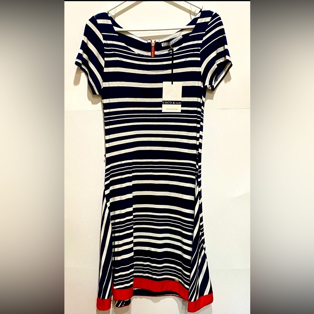 Coco and Tashi dress with belt - new with tags